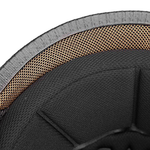 PanelTech Adult Motorcycle Gloss Black DOT Half Face German Helmet Chopper Cruiser Biker (XL)