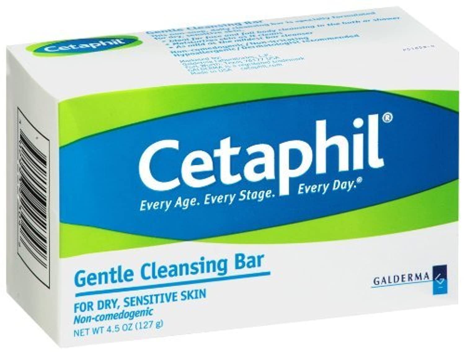Cetaphil Gentle Cleansing Bar, 4.5 oz by Cetaphil
