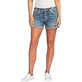 Silver Jeans Co. Womens Boyfriend Mid Rise Short