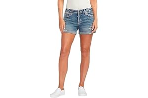 Silver Jeans Co. Women's Boyfriend Mid Rise Short