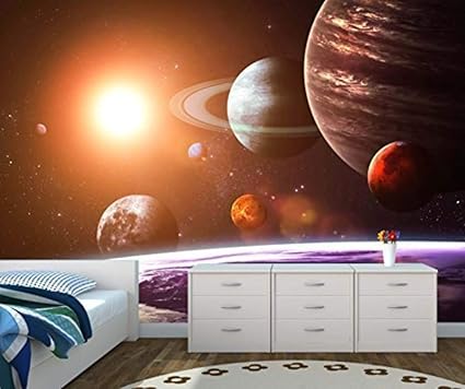 Wallpaper Wallpaper Wallpaper Murale Spazio Galaxy Wall