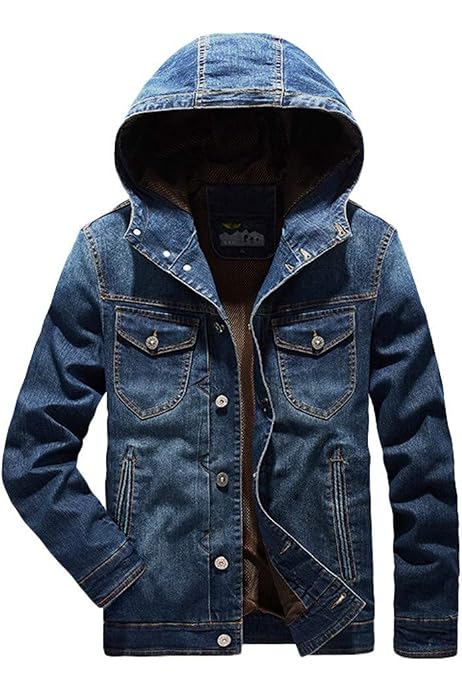 JMSUN Men Faux Fur Lined Waist 