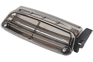 Motorcycle Windshield Windscreen Air Vent Assembly Fresh Air Vent Fit for Honda Goldwing 1800 2001-2017 (Smoke)