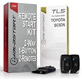 iDataStart Remote Starter KIT for Select Toyota/Scion Vehicles 2010+ w/3000ft Range (2-Way, 1-Button, 2-Remotes)