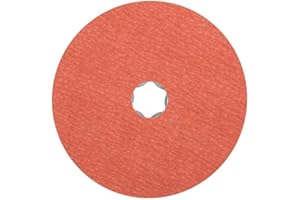 Pferd COMBICLICK Fibre Disc, 25 pc. | 5 inch Dia. | 120 grit | Aluminum Oxide A-Cool | 40314 - for Universal Grinding Work fr