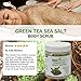 Biofinest Green Tea Scrub - with Dead Sea Salt, Coconut Oil, Jojoba Oil, Vitamin E, Essential Oils - Best Antioxidants For Anti-Aging (250g)