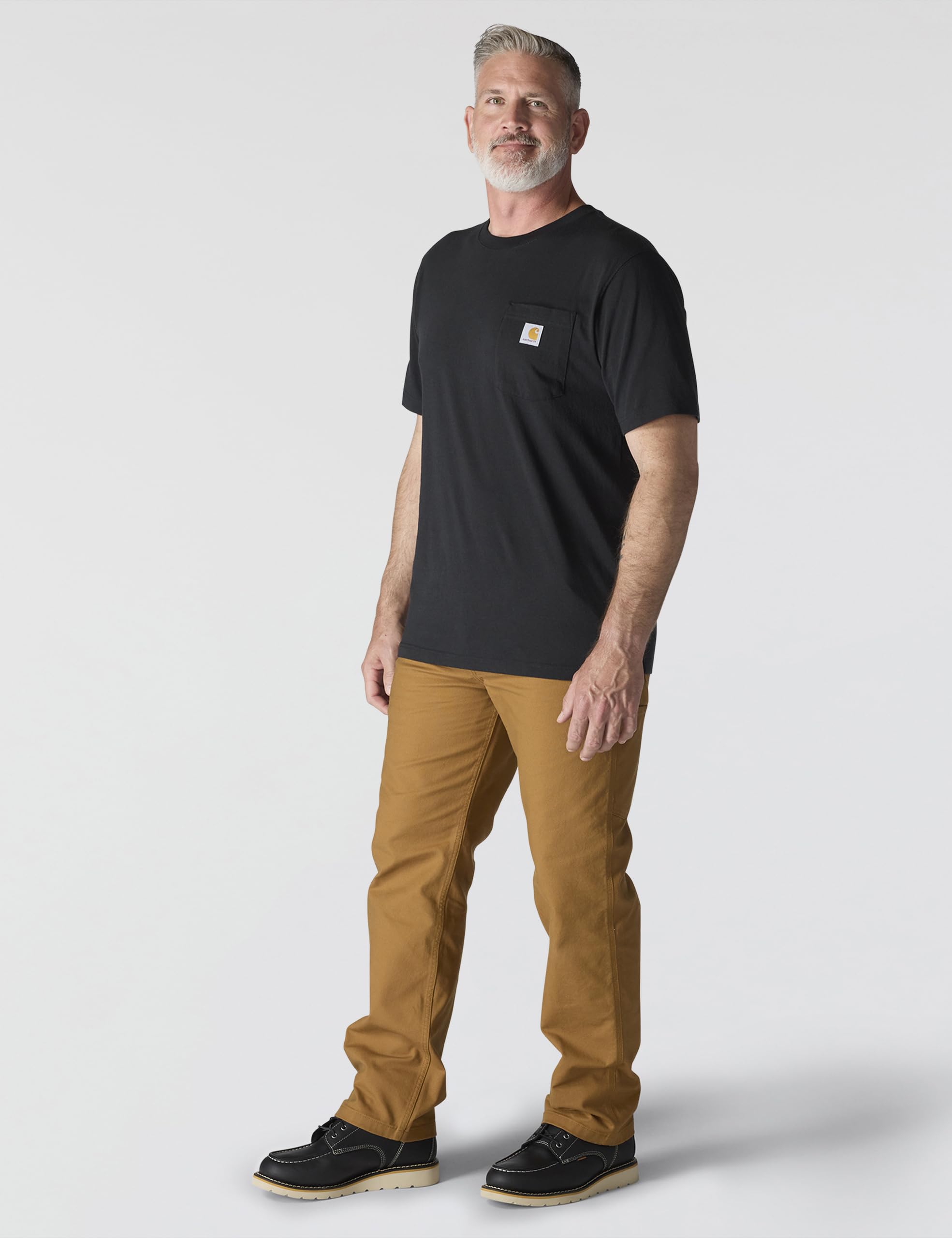 Carhartt Mens Loose Fit Heavyweight Short-Sleeve Pocket T-Shirt