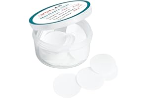 LVDALAB 200Pcs/Pack MCE Membrane Filters, Round Mixed Cellulose Esters Lab Filter Paper, Hydrophilic Filter Paper 0.22µm Pore Size, 25mm Diameter,Non Sterile