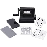 Sizzix Portable Manual Die Cutting &amp; Embossing Machine for Arts &amp; Crafts, Scrapbooking &amp; Cardmaking, 2.5&rdquo; Opening, One Size, Tim Holtz Sidekick Starter Kit