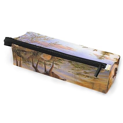 Amazon Com Anmarco Peaceful Log Cabin Deer Flying Bird Pencil