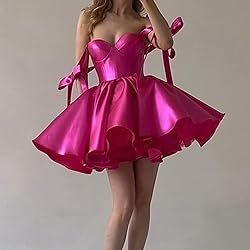 Bddhkw Satin Homecoming Dress Off The Shoulder