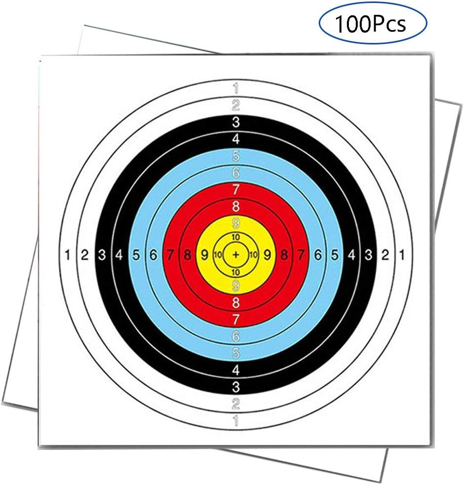 Archery Targets Paper Targets 5 And 10 Ring Archery Target 15 7x5