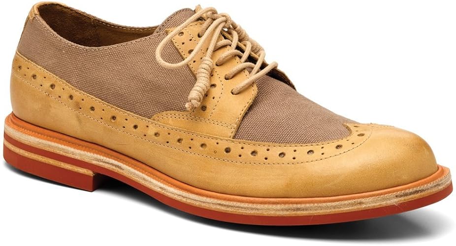 canvas brogues