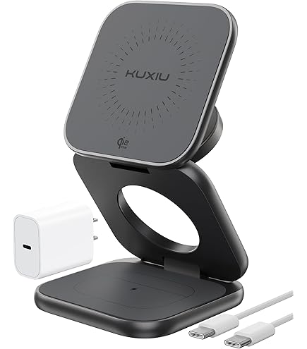 Amazon.com: Foldable 3 in 1 Charging Station, Qi2-Certified 15W