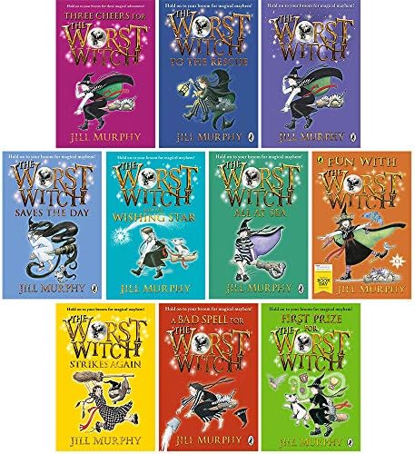 Worst witch series 10 books collection set by jill murphy