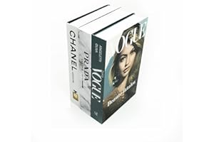 TOP CLADD Coffee Table Decorative Books For Home Decor, Fake Books For Decoration with Hidden Storage, Aesthetic Bookshelf Decor for Living Room Office Bedroom, 3 Piece