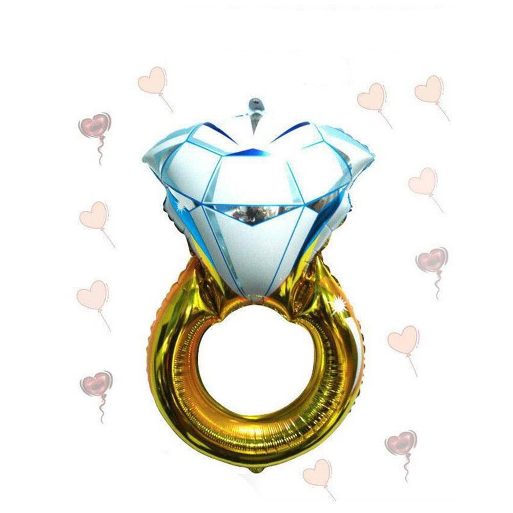 Ximkee Jumbo "I do" Helium Diamond Ring Balloons Wedding Birthday Party Deco-43''X 1pcs