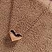 Ikevan Hot Selling Necklace Fashion Women Gold Heart Bib Statement Chain Pendant Necklace Jewelry