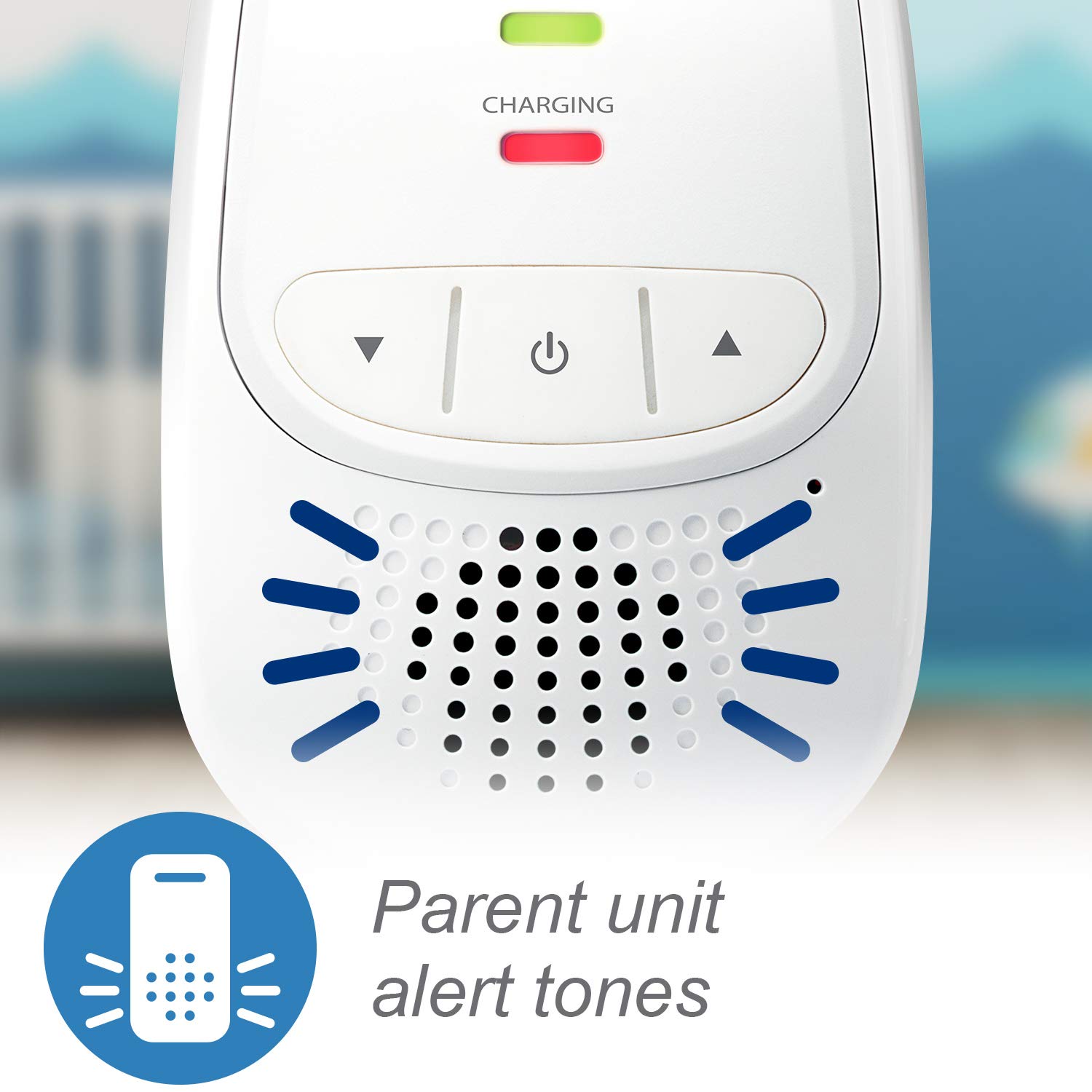 VTech DM111 Audio Baby Monitor with up to 1, 000 ft of Range, 5-Level Sound Indicator, Digitized Transmission & Belt Clip : Baby
