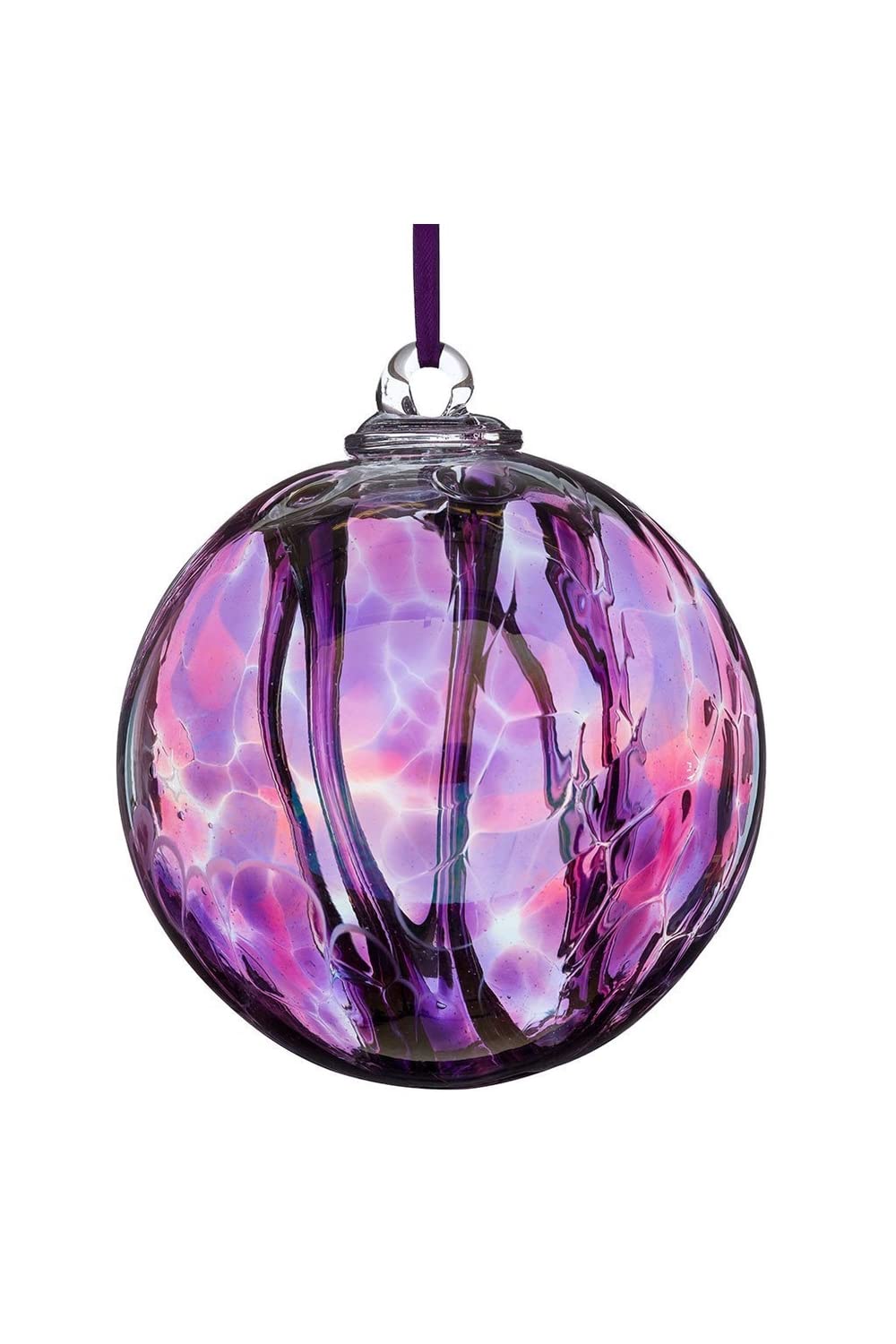 Attraction Orb – Healing Glass Ornament – Handcrafted Keepsake for Wellness & Recovery, Unique Gift for Inner Peace & Positive Energy