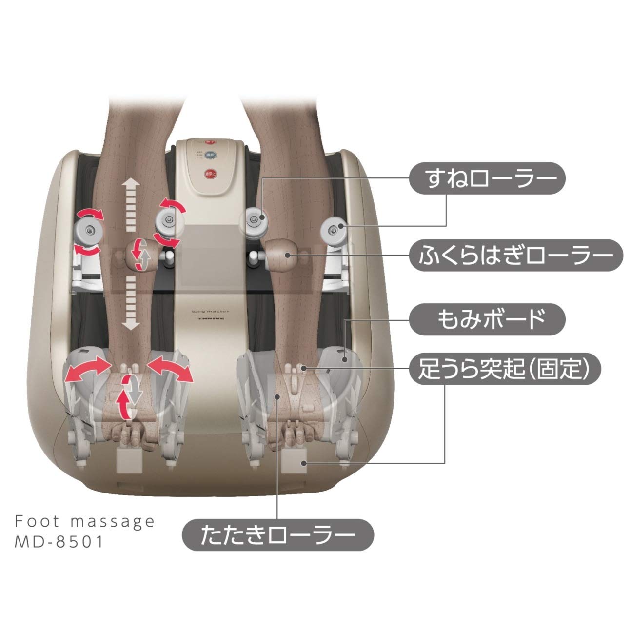 入園入学祝い フットマッサージャー フットマッサージャー シャンパンゴールド Md 8501 スライヴ S B07m72ryyc 代引き人気 Www Aiq Aiq Com Mx