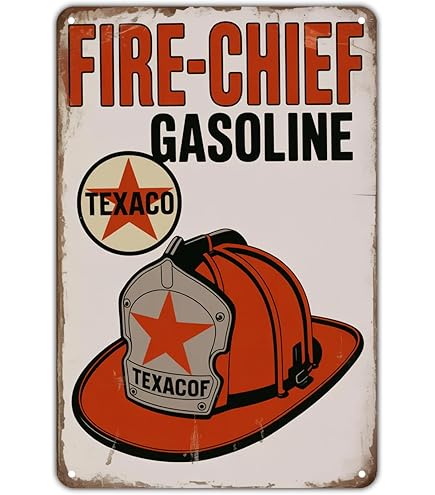 Amazon.com: Signs 4 Fun SROTF Oil - Texaco Fire Chief Gasoline