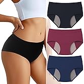 Incontinence Underwear for Women Washable Incontinence Underwear Absorbent Cotton Panties Bladder Leak Underwear for Women Teens