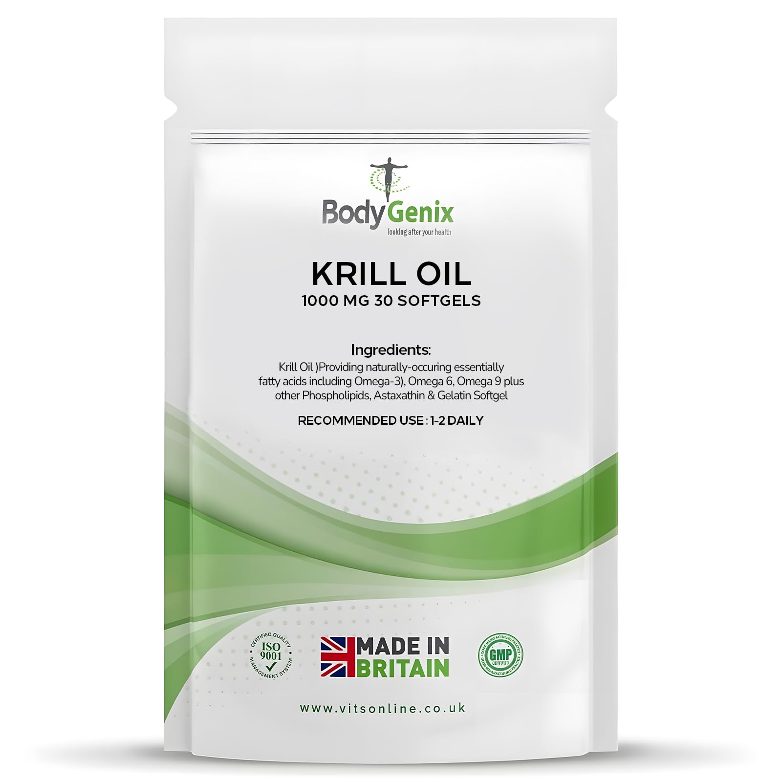Antarctic Krill Oil 1000mg Softgels