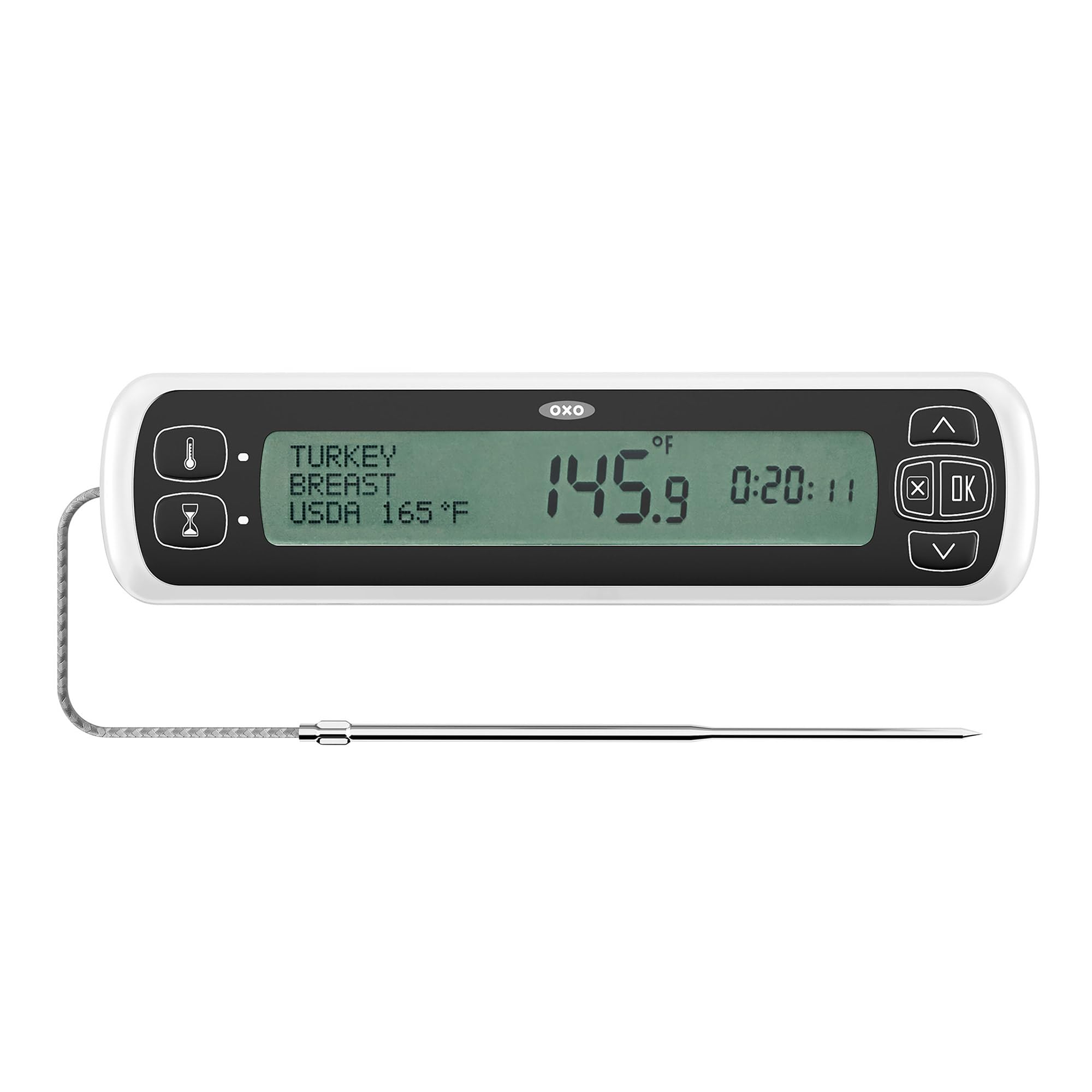 Photo 1 of OXO Good Grips Chef's Precision Digital Leave-In Thermometer, Stainless Steel, 1 count