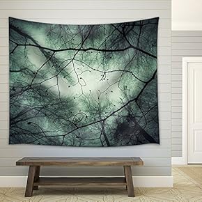 Abstract Magical Forest - Fabric Wall Tapestry Home Decor - 51x60 inches