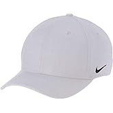 Nike Dri-FIT Swoosh Flex Cap (White, Medium/Large)