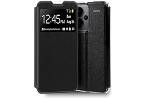 Cool Flip Cover Case for Xiaomi Redmi Note 13 Pro Plus 5G Smooth Black