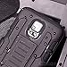 Cocomii Robot Belt Clip Holster Galaxy S5 Active Case, Slim Thin Matte Kickstand Swivel Belt Clip Holster Reinforced Drop Protection Bumper Cover Compatible with Samsung Galaxy S5 Active (Black)