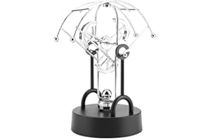 Xiuganpo Kinetic Swinging Perpetual Motion Art Craft for Modern Desk Decoration, Battery Operated, for Friends and Family (B1