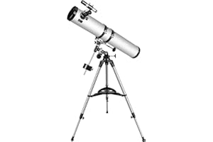 Telescope 114EQ Newtonian Reflector Telescopes for Adults, Professional Telescopes for Adults Astronomy, Comes with 1.5X Barl