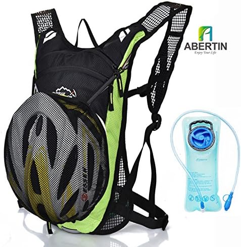Abertin® 12l Waterproof Outdoor Backpack Hydration Packs with 2l/68 Oz Bladder Cycling Running Hiking Water Bag Bicycle Packing Organizers Men and Women