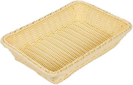 MRMRMNR Canasta de Prueba de Pan, Cesta para Pan de Mimbre Tejido Largo