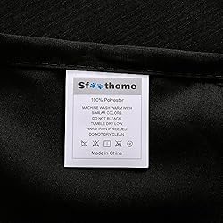 Sfoothome Queen Sheets Set - Black Hotel Luxury
