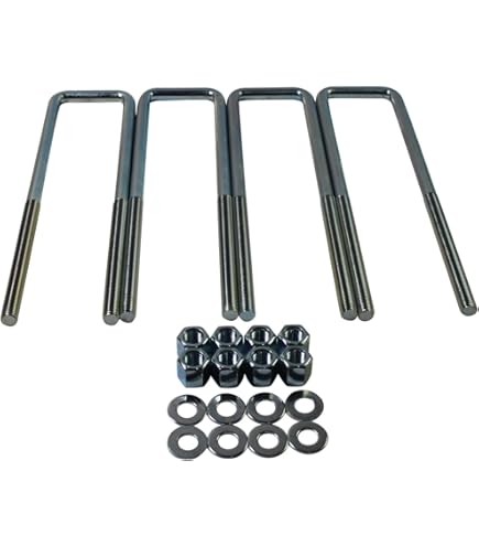 Zone Offroad UBT4049 - Pernos Cuadrados En U De 9/16 Pulgadas