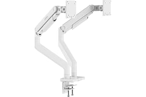 MSI MAG MT201DW - Premium Heavy Duty Dual Monitor Stand Arms, 17-45" Support, VESA Compatible, Adjustable Spring Assisted Mou