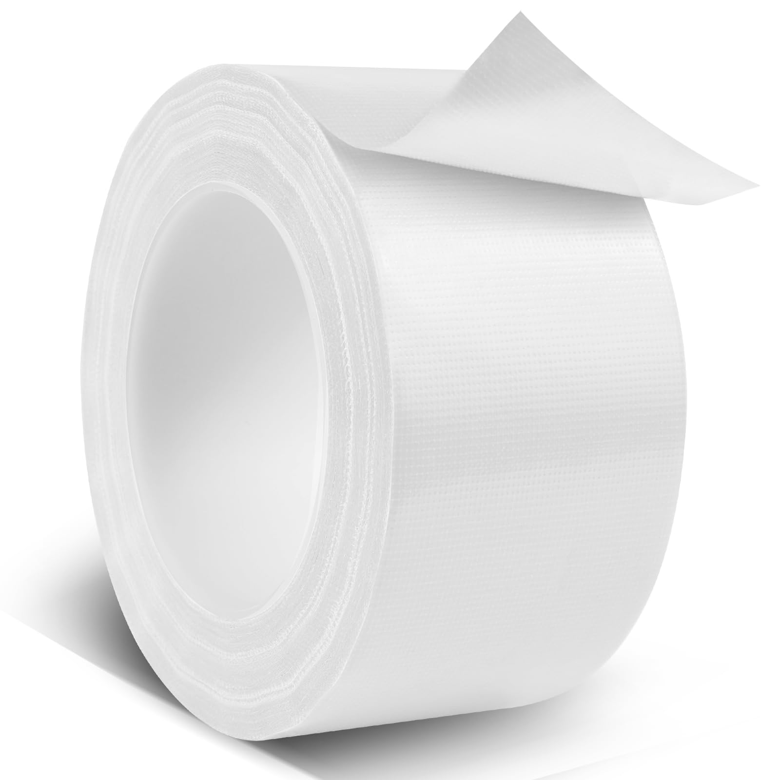 Photo 1 of White Duct Tape Heavy Duty, 1.88 Inch x 35 Yard Waterproof Strong Adhesive Duct Tape for Indoor Outdoor Repairs Tear by Hand, 1 Roll