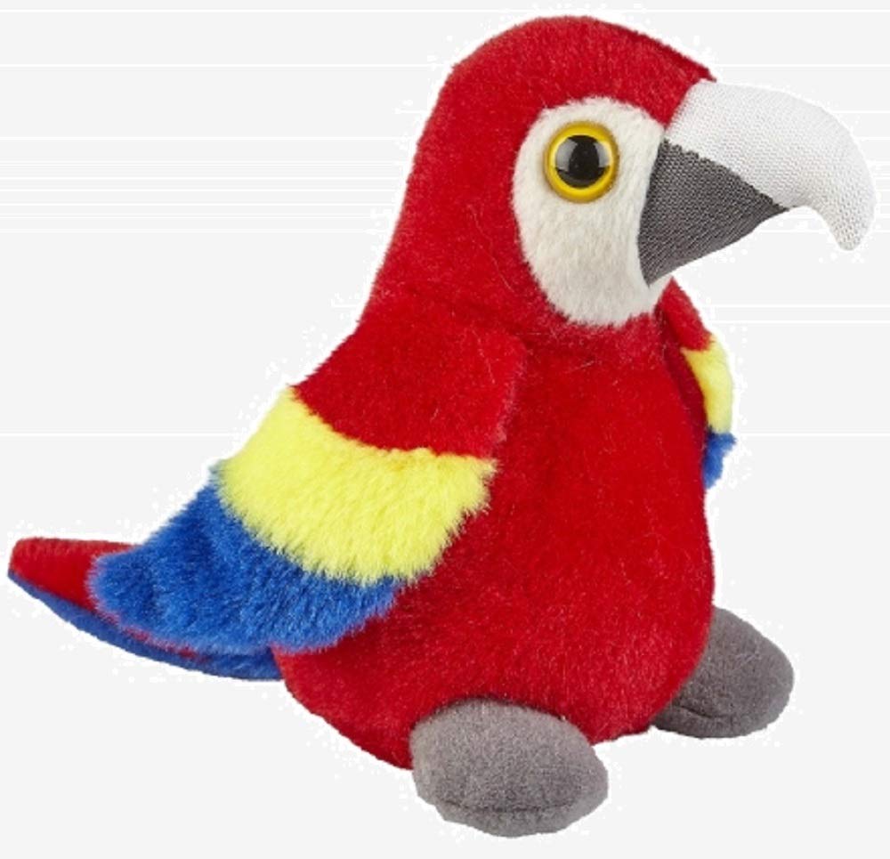 RavensdenSmall Plush Scarlet Macaw Parrot Standing 12cm