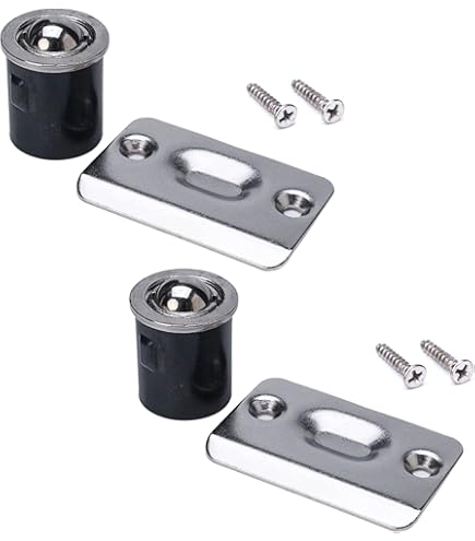 Sourcing Map 15Pcs 304 Stainless Steel Ball Plunger, 10mm Dia. Ball Catch Latch Smooth Push Fit Spring Plunger Precision Positioning End Force 27N For