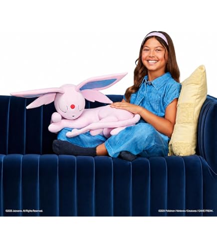 Amazon.com: I LOVE MEW でっかいぬいぐるみ ~ねそべりミュウ~ : Toys