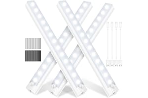Under Cabinet Lights - Motion Sensor Light Indoor for Pantry, Closet, Kitchen, Bathroom - Battery Operated Magnetic Cabinet L