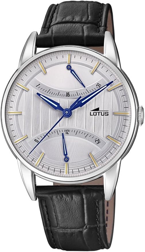 Lotus Watches Mens Multi dial Quartz Watch with Leather Strap 18429/1