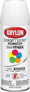Krylon Sw51508 K05150807 Paint Spray, 12 oz, Semi Gloss White
