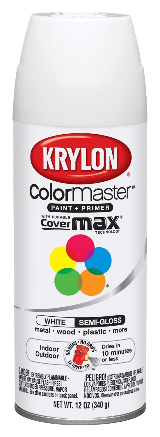Amazon.com: Krylon K05150807 Colormaster Paint + Primer, Semi-Gloss
