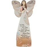 Pavilion Gift Company 19045 Light Your Way Memorial Stars in The Sky Angel Figurine, 7-1/2-Inch , Blue