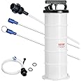 VEVOR Fluid Extractor, 1.74 Gallons (6.5 Liters), Manual Hand-Operated Oil Changer Vacuum Fluid Extractor with Dipstick and H